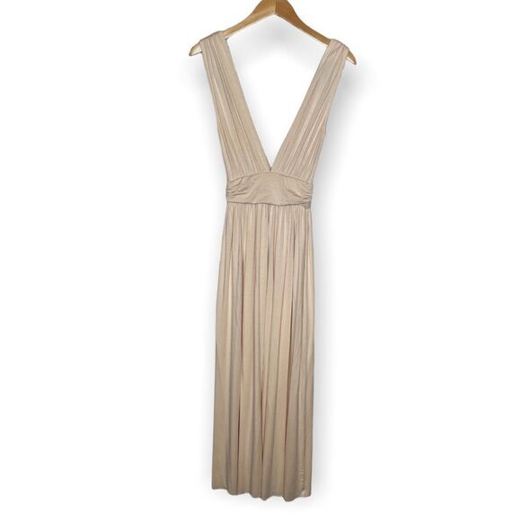 Rachel Pally ivory cream colored deep v neck maxi  Dress size XS - Picture 1 of 4